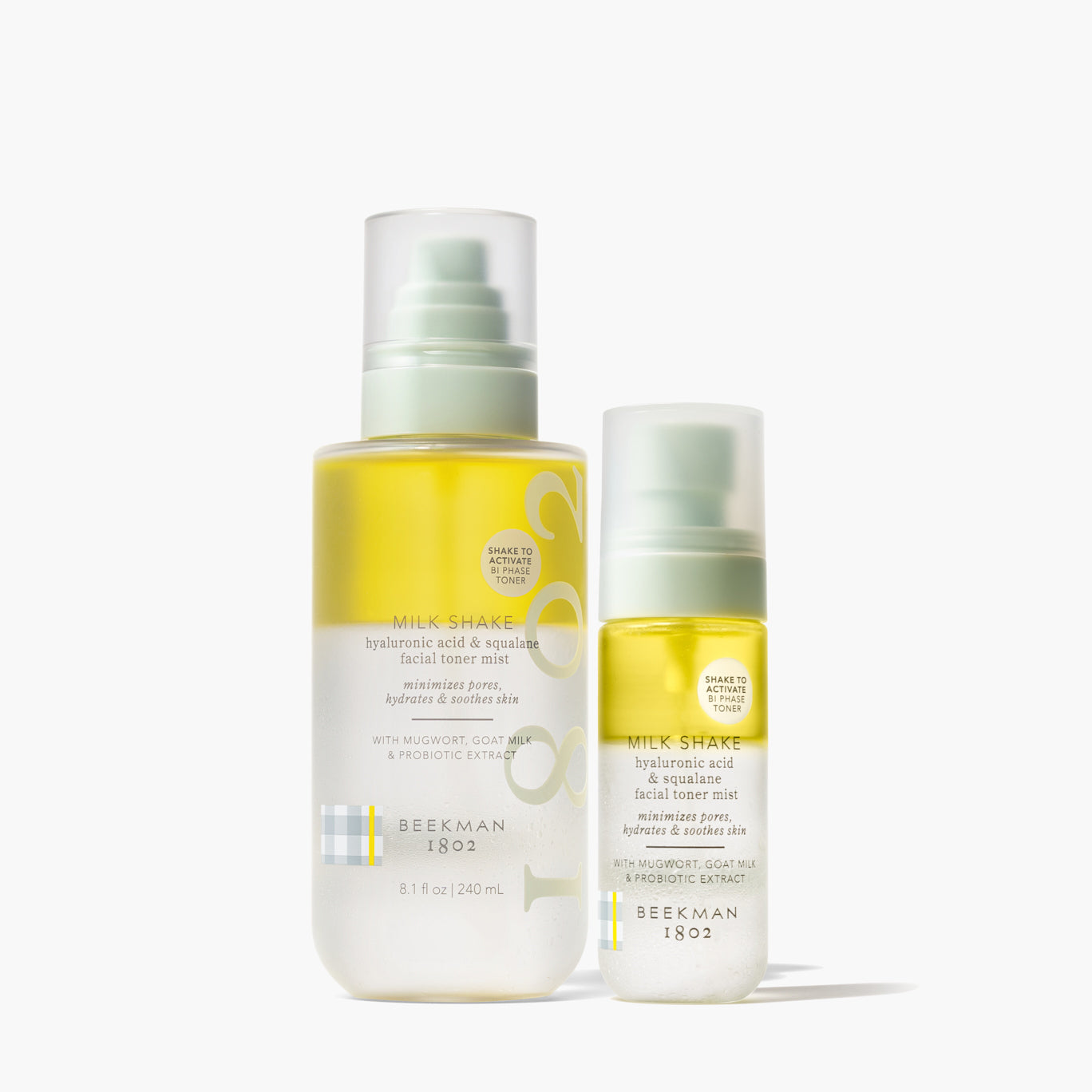 Mama & Mini Duo Milk Shake Hyaluronic Acid & Squalane Facial Toner Mist