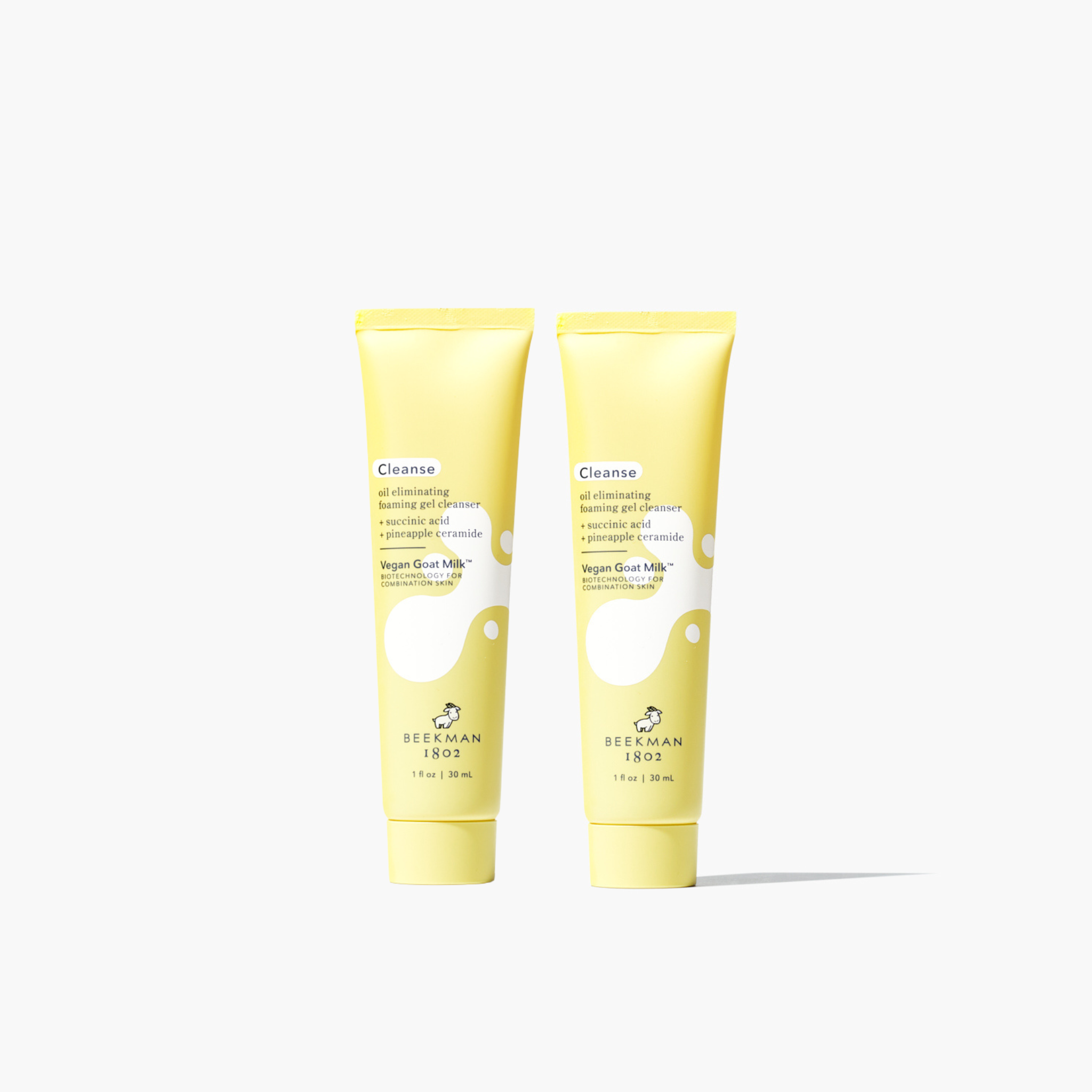 Oil-Control Skincare Mini Foaming Gel Cleanser Set of 2