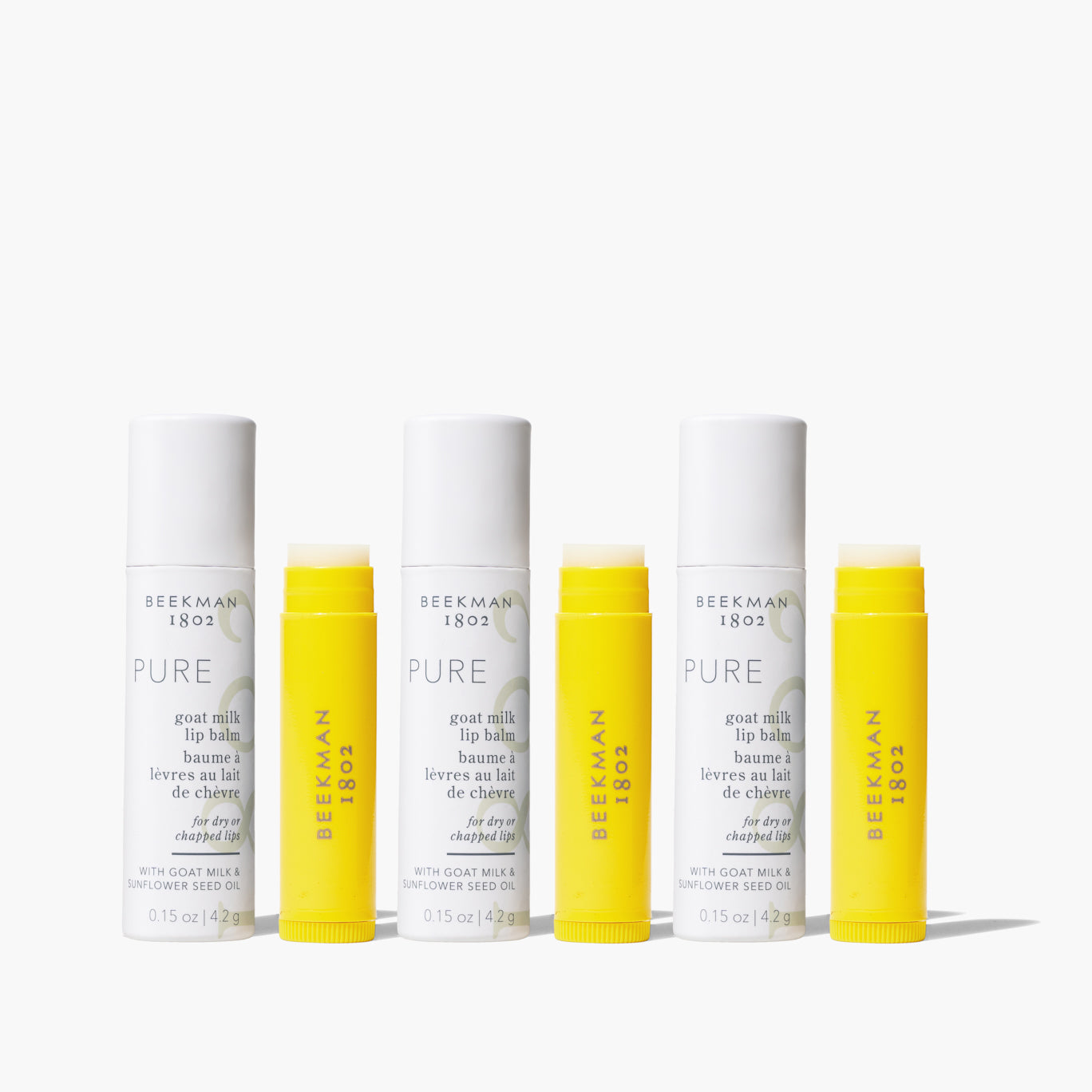 Pure Goat Milk Lip Balm Set of 3