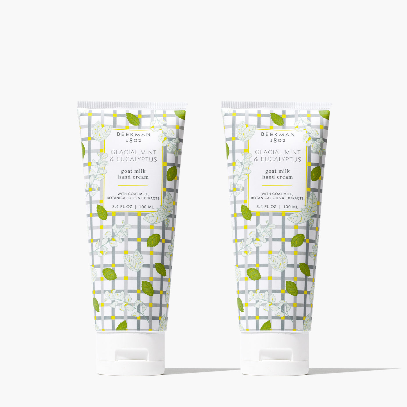 Glacial Mint & Eucalyptus Goat Milk Hand Cream Set of 2