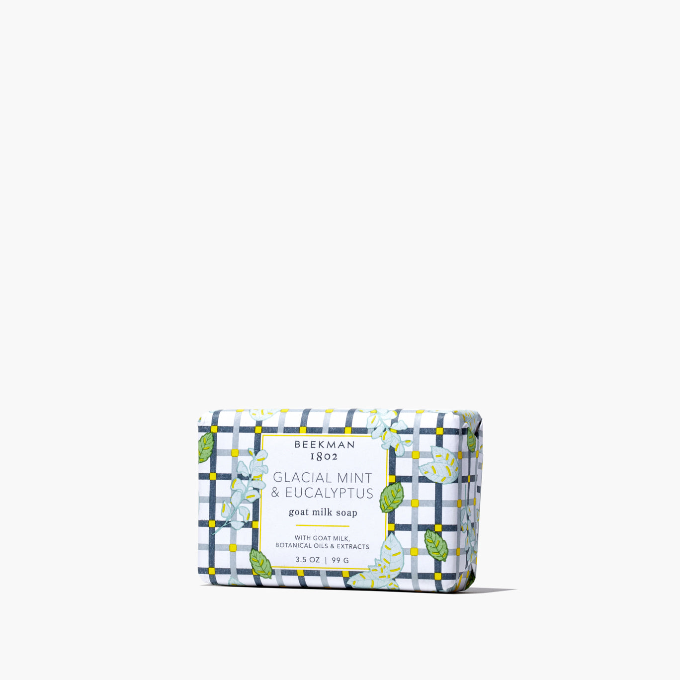 Glacial Mint & Eucalyptus Palm-Sized Goat Milk Soap