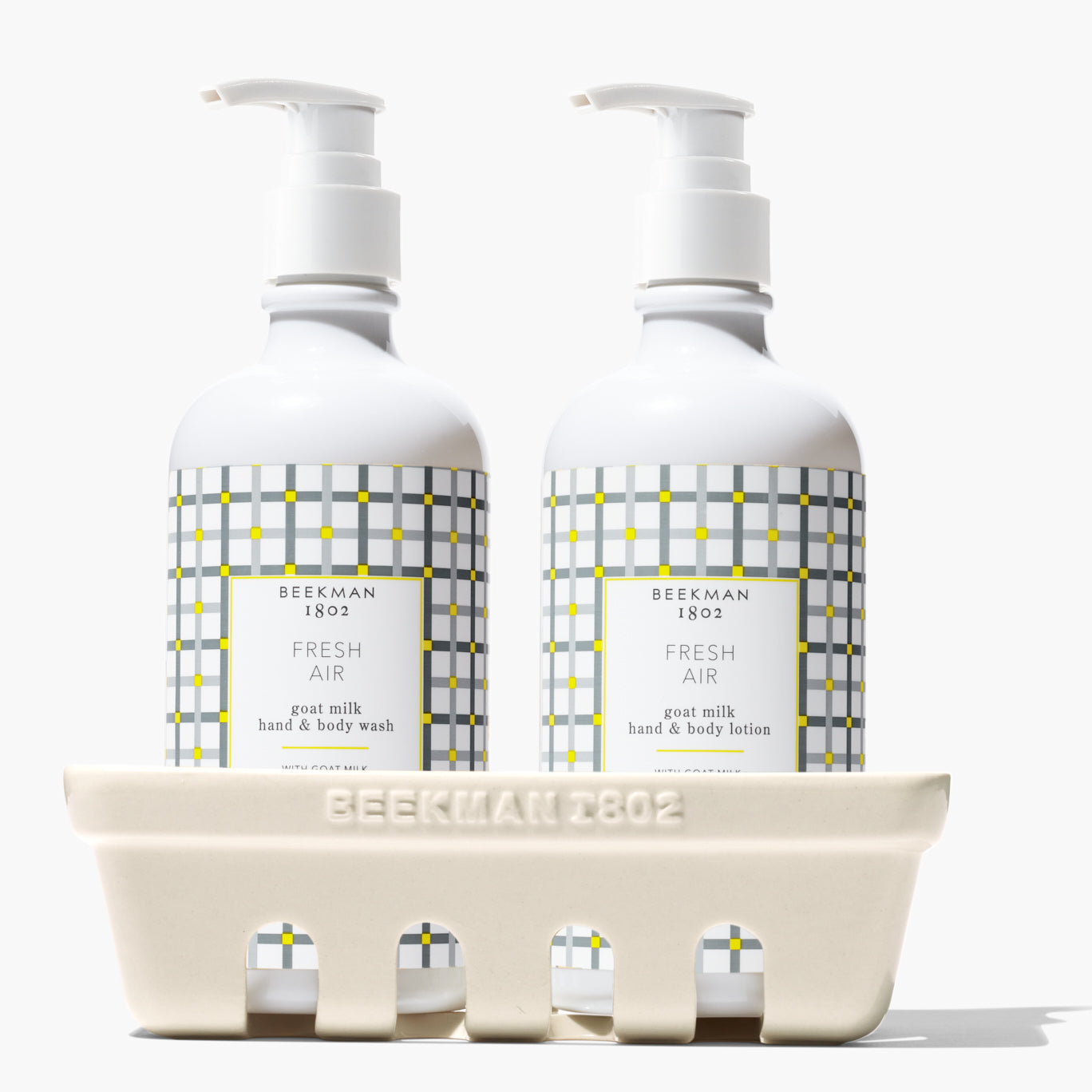 Fresh Air Hand & Body Wash and Lotion Caddy Set