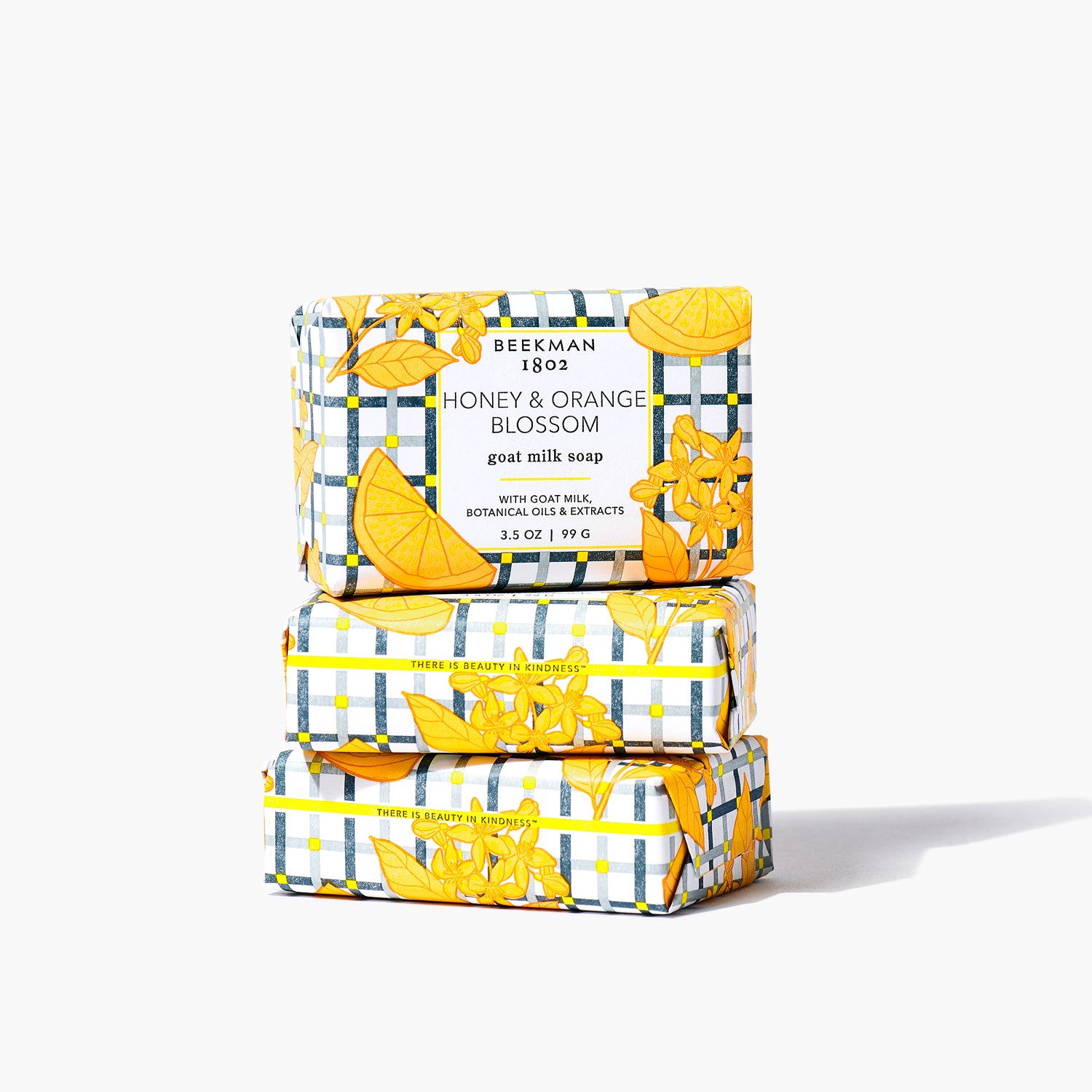 Honey & Orange Blossom 3-Pack Palm-Sized Bar Soap Set