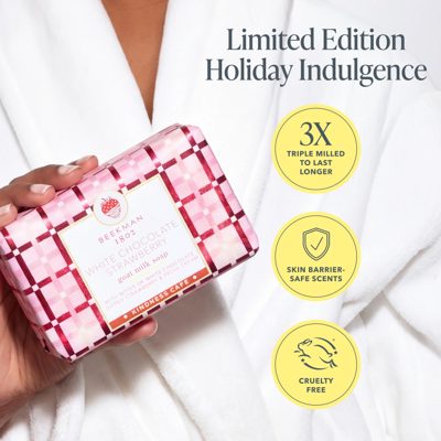 White Chocolate Strawberry Goat Milk Soap
