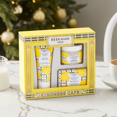 Sunshine Lemon Kindness Cafe Bodycare Trio