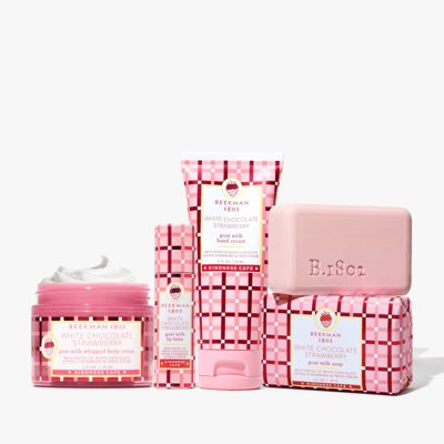 White Chocolate Strawberry Bodycare Favorites Set