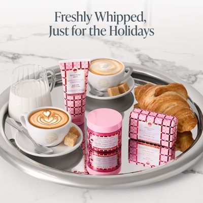 White Chocolate Strawberry Kindness Cafe Bodycare Trio