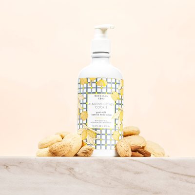 Almond Honey Cookie Hand & Body Wash and Lotion Caddy Set