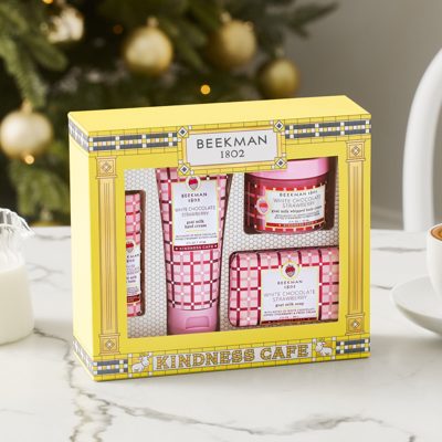 White Chocolate Strawberry Bodycare Favorites Set