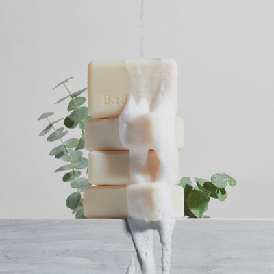 Glacial Mint & Eucalyptus Palm-Sized Goat Milk Soap
